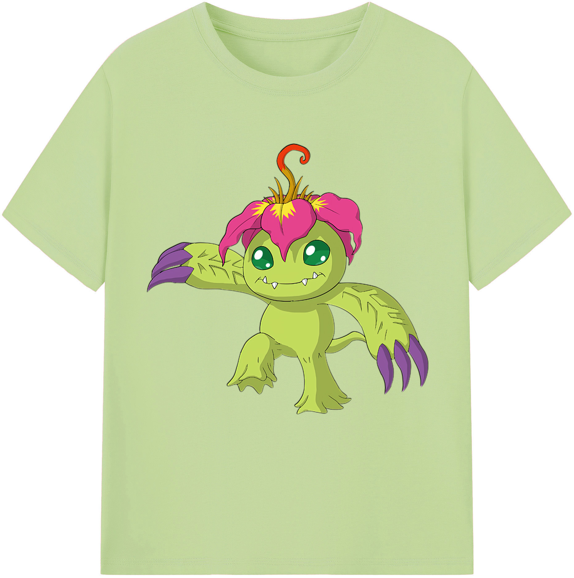 （画像用） Digimon デジタルモンスター/デジモン 綿100％半袖Tシャツ（フロントプリント）